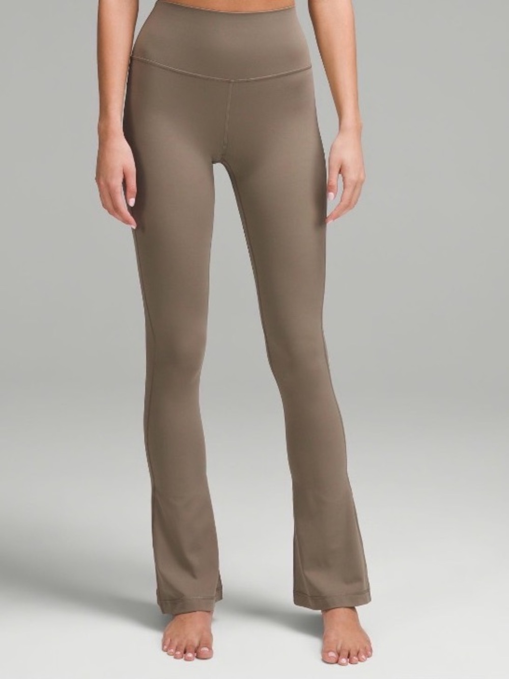 lululemon athletica High-Rise Flare Leggings in Taupe